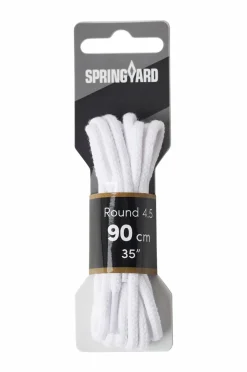 Springyard Skosnører Round 4.5 White Clearance