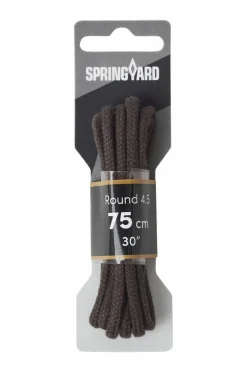 Springyard Skosnører Round 4.5 Dark brown Hot