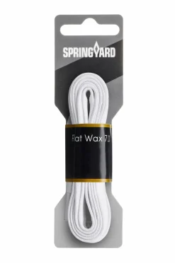 Springyard Skotilbehør|Skotilbehør>Snørebånd Flat Wax 7.0 White