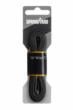 Springyard Skotilbehør|Skotilbehør>Snørebånd Flat Wax 7.0 Black