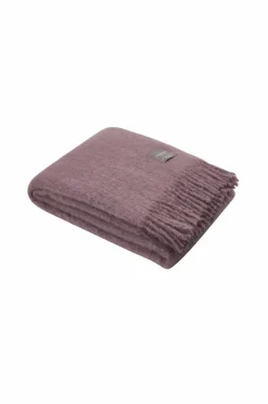 Stackelbergs Plaid Mohair Blanket Mohair Lavender Hot