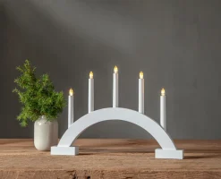 Star Trading Julebelysning>Abbe Batteri Hvid