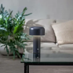 Star Trading Genopladelige Lamper>Bordlampe Bobby Grå