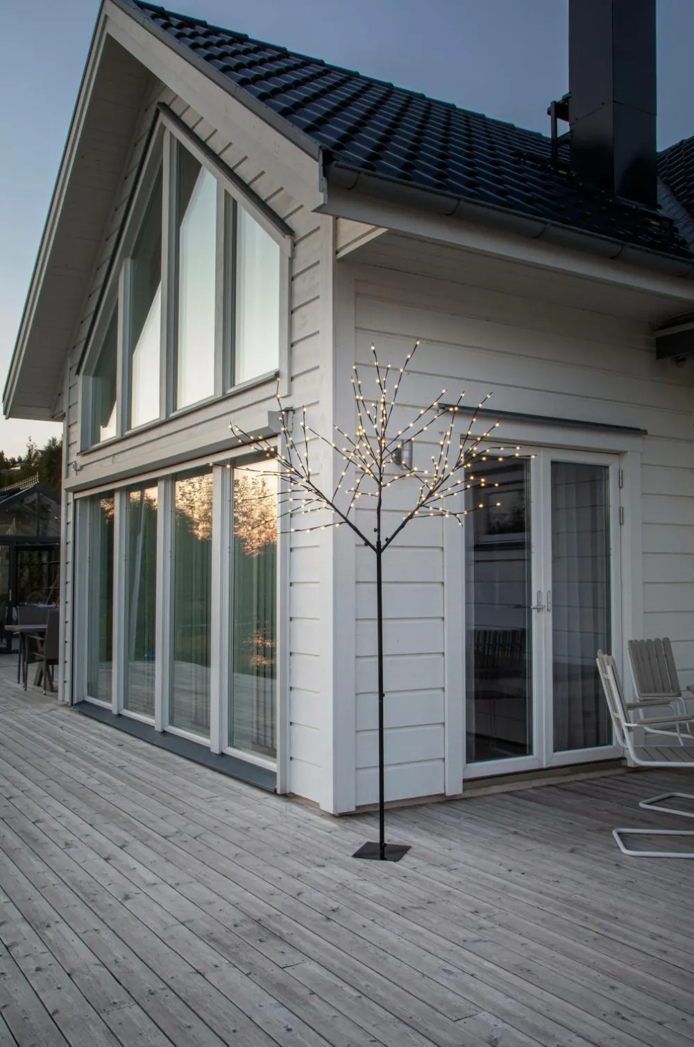 Star Trading Dekorativt træ Albero Sort Outlet