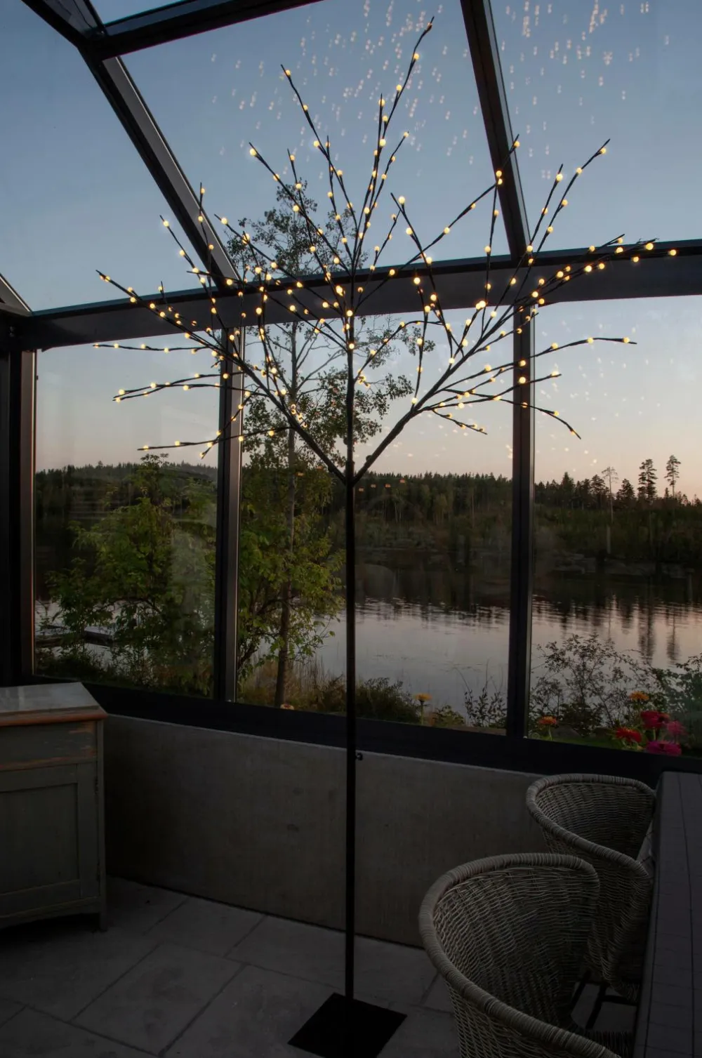 Star Trading Dekorativt træ Albero Sort Outlet