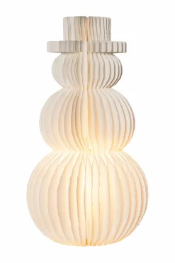 Star Trading Dekoration Snowman 50cm Hvid New