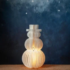 Star Trading Dekoration Snowman 50cm Hvid New