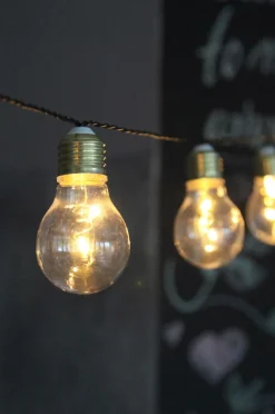 Star Trading Glødepærelyskæde Sort Clearance