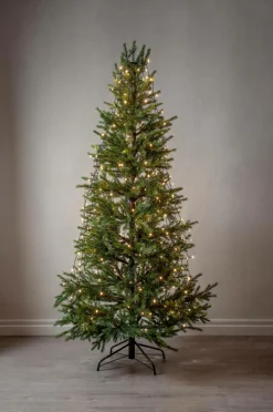 Star Trading Udendørsbelysning|Lyskæder>Julgransslinga Skinnende varm hvid 2m Sort