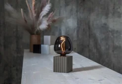 Star Trading Lampefod Box E27 Brown Outlet