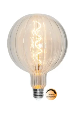 Star Trading Lyskilder>LED E27 G150 Line Klar Glas