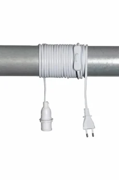 Star Trading Ledning til julestjerner 5m med afbryder Hvid Best