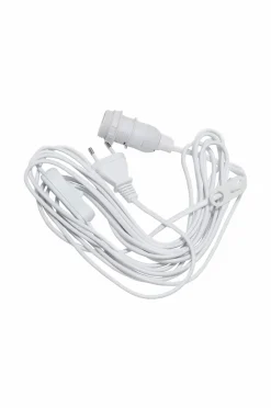 Star Trading Ledning til julestjerner 5m med afbryder Hvid Best