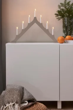 Star Trading Lysestage Alma 7L Beige Sale