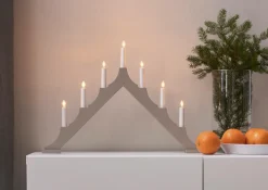 Star Trading Lysestage Alma 7L Beige Sale