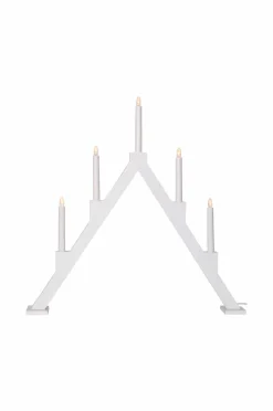 Star Trading Lysestage Torpa 5L Hvid New