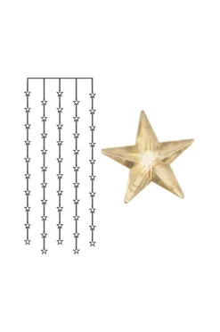 Star Trading Lysgardin 90x200 LED Gennemsigtig Best