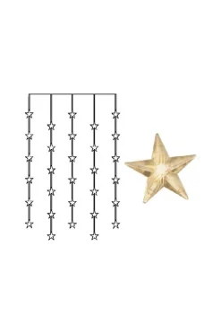 Star Trading Lysgardin 90x120 LED Gennemsigtig Clearance