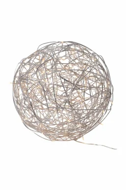 Star Trading Lyskæder|Lyskæder>Lyskæde TRASSEL Alu.wire 40 cm Silver