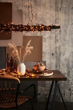 Star Trading Lyskæde Golden Warm White 360LED Sort Hot