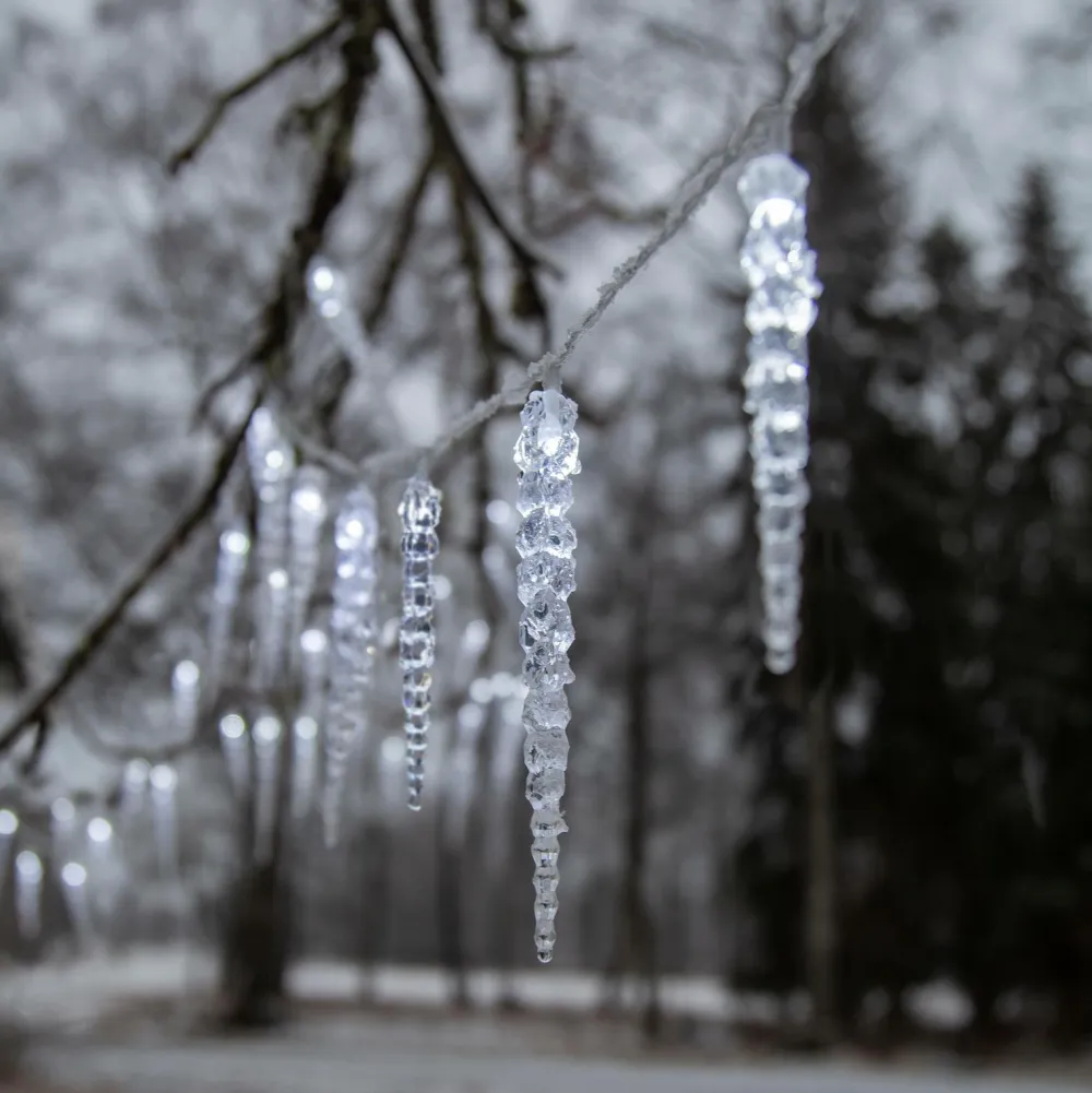 Star Trading Lyskæde med istapper Gelido Transparent Sale