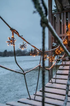 Star Trading Lyskæde Flower Curtain 001001black