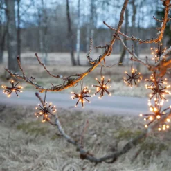 Star Trading Lyskæde Flower Curtain 001001black