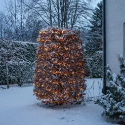 Star Trading Udendørsbelysning|Lyskæder>Net Skinnende varm hvid Sort