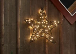 Star Trading Outdoordecoration Vicke Star 40cm Brun New