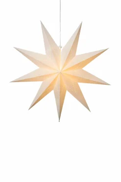Star Trading Julepynt|Julebelysning>Paperstjerne Lysa 80cm Hvid