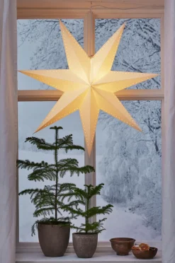 Star Trading Paperstar Mika 90cm Hvid Clearance