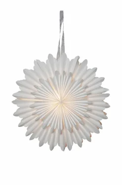Star Trading Julepynt|Julebelysning>Paperstjerne krystal 50 cm Hvid
