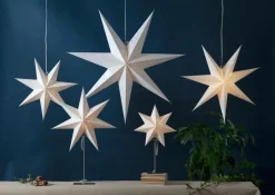 Star Trading Julepynt|Julebelysning>Papirstjerne Sensy Hvid