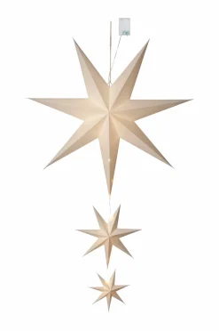 Star Trading Julebelysning>Papirstjerne Cassie Hvid