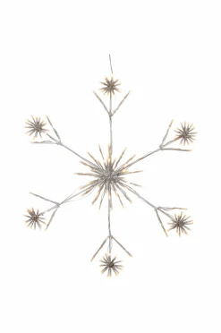 Star Trading Siluet Flower Snowflake 60 cm Hvid Online