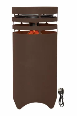 Star Trading Udendørsbelysning>Solcelle lanterne marron 40cm Brun