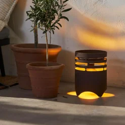 Star Trading Solcelle lanterne marron 25cm Brun Sale