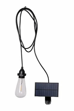 Star Trading Udendørsbelysning>Solcellelampe Solcelleledningssæt E27 Sort