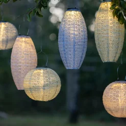 Star Trading Udendørsbelysning>Solcelledekoration Festa 25cm Grøn