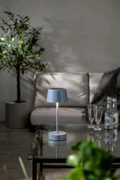 Star Trading Solcellebordlampe Solei Blå Best