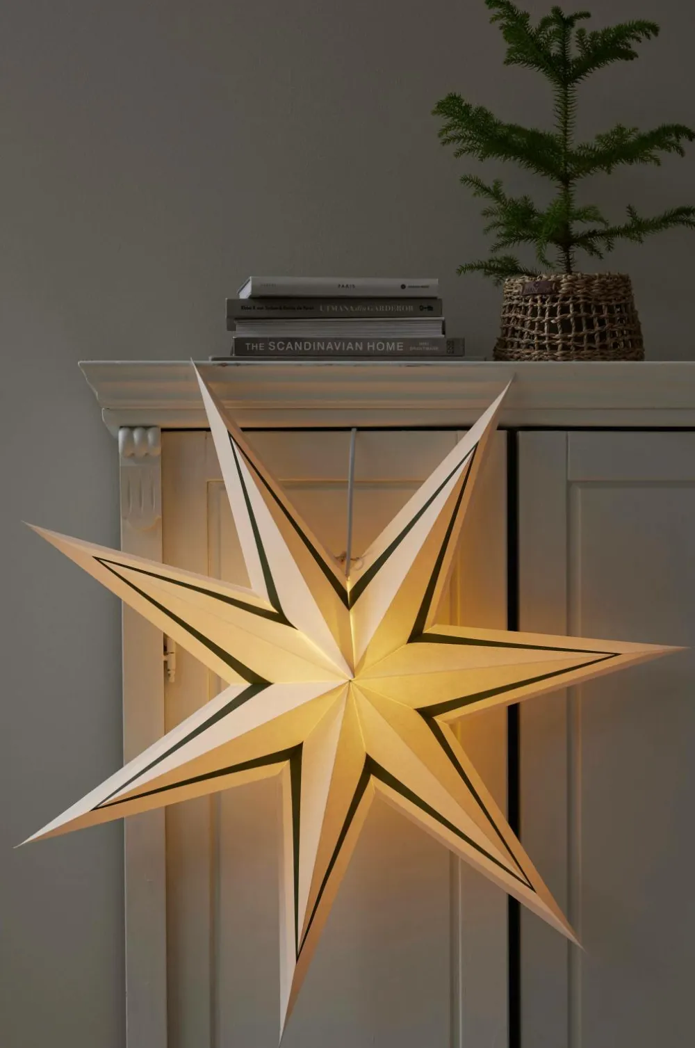 Star Trading Stjerne Stribe 80cm Grøn
