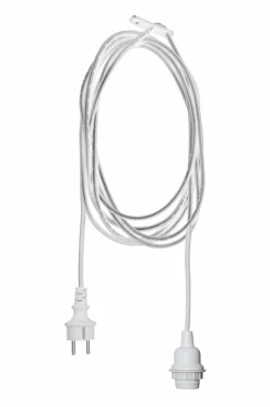 Star Trading TRÅDEN ledning til udendørs brug E27 - 2,5 m Hvid New
