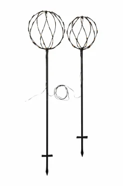 Star Trading Udendørdekoration Sphere 130 cm Black Discount