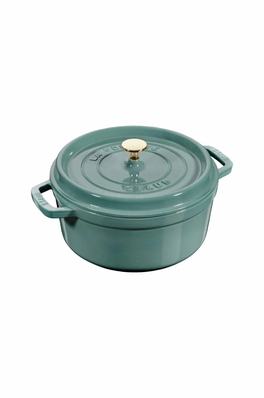 Staub Pander & Gryder>Gjutjärnsgryta 24 cm Eukalyptus Green