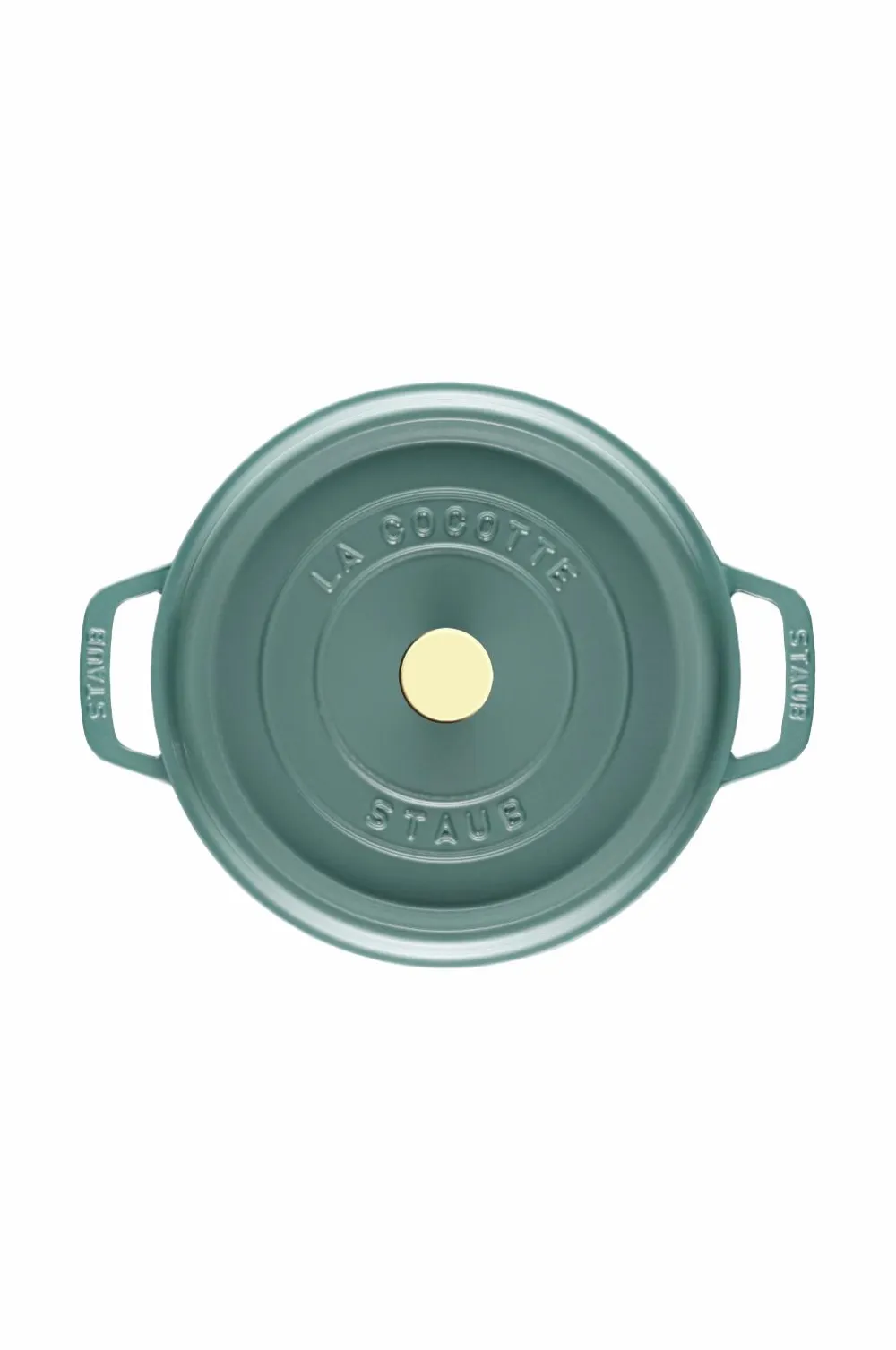 Staub Pander & Gryder>Gjutjärnsgryta 24 cm Eukalyptus Green