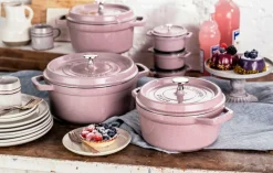 Staub Gjutjärnsgryta 24 cm Kirsebærblomst Pink Discount