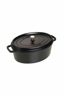 Staub Gryde La Cocotte oval 37 cm, 8 l Black Online