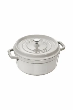 Staub Gryde La Cocotte rund 22 cm, 2,6 l White Truffle Discount