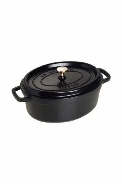 Staub Gryde La Cocotte oval 29 cm, 4,2 l Black Discount