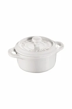 Staub Minigryde rund 10 cm, 0,2 l Ivory White Best